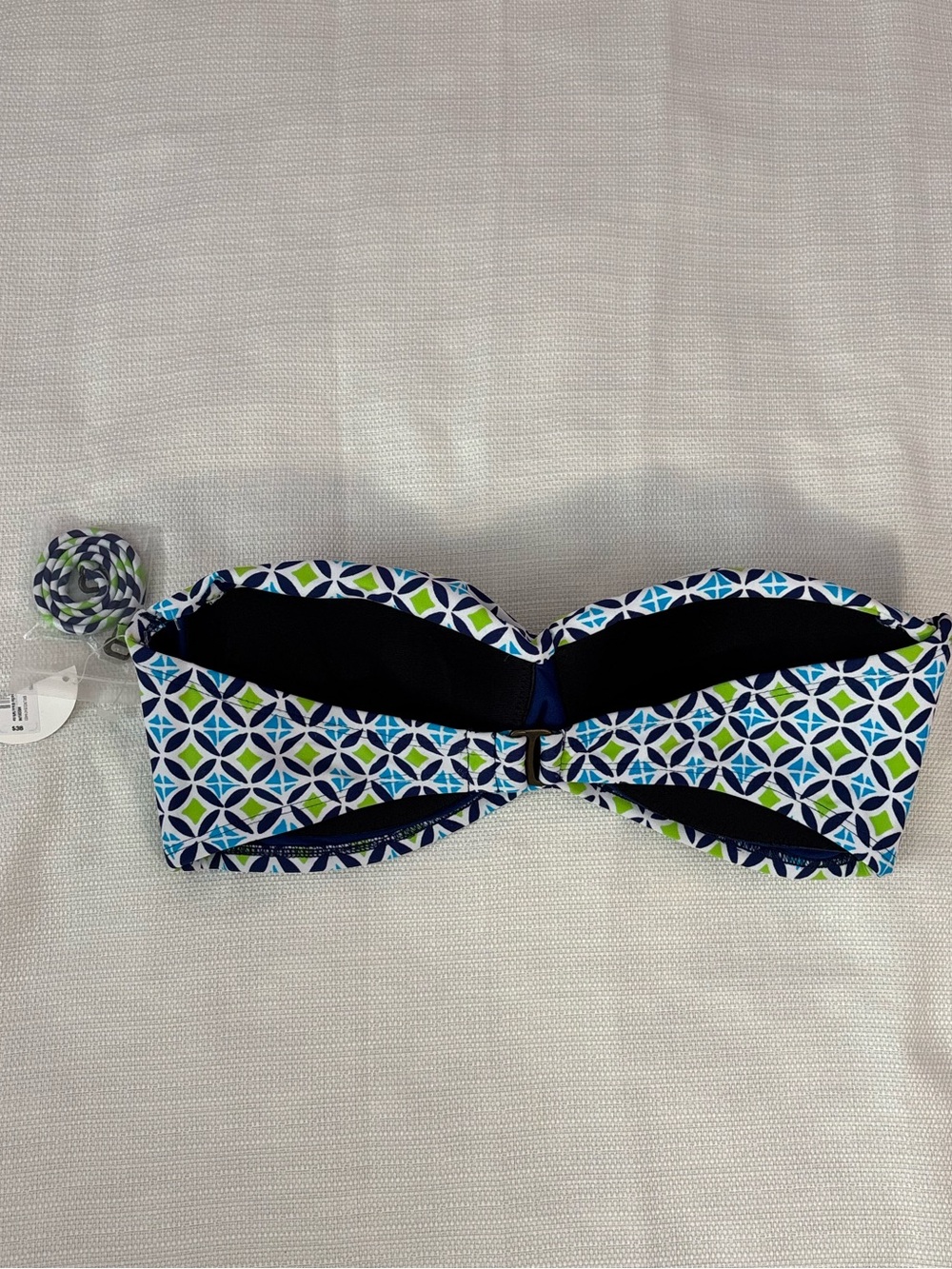 Stylus Women Bandeau Bikini Top Sz Medium NWT - - Picture 2 of 7